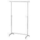 【10%OFFクーポン有り!5月15日限り】クロームメッキ ハンガーラック アールタイプ W90cm 1台ハンガーラック シンプル 業務用 頑丈 パイプハンガー...