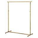 【10%OFFクーポン有り!5月15日限り】アンティークゴールドハンガーラック 角パイプ W120cm 1台ハンガーラック シンプル 業務用 頑丈 パイプハンガ...