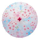 【5%OFFクーポン有り!11月1日限り】ディスプレイ用和傘 大 ブルー 1本送料無料 桜 さくら サクラ インテリア 置物 飾り 装飾 ディスプレイ 春 和風 飾り付け