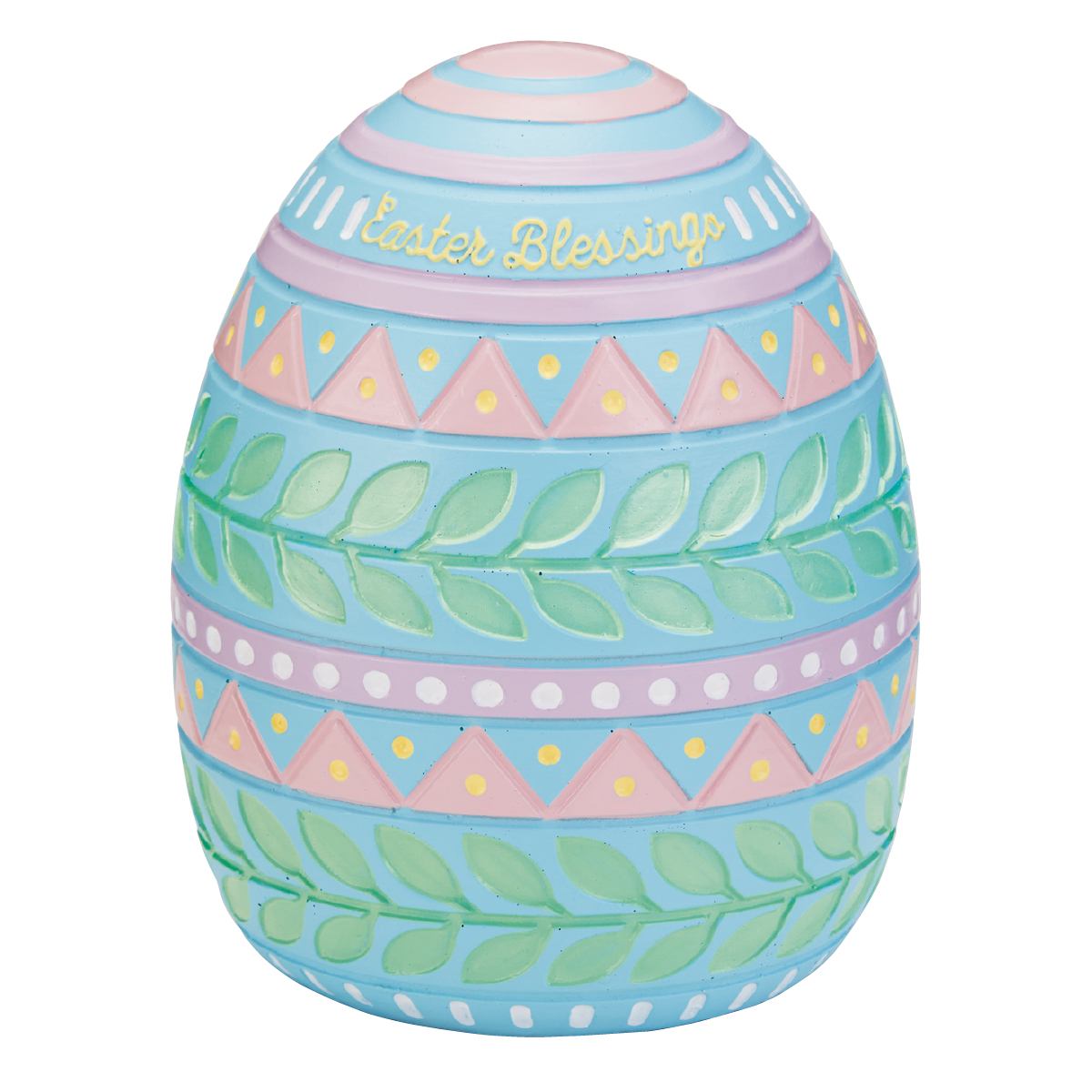 イースターエッグ ブルー 1個パステルカラーがかわいいイースターエッグのオブジェ。商品棚やレジカウンター、受付に飾って春らしい店舗ディスプレイに。送料無料 置物 雑貨 インテリア おしゃれ 飾り 装飾 オブジェ ディスプレイ 卵