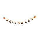 【5%OFFクーポン有り!マラソン期間中♪】フェルトガーランド ハロウィン 138cm 1本送料無料 飾り 装飾 パーティ 吊り下げ デコレーション