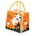 【5%OFFクーポン有り!7月30日限り】【20枚入り】ミニキューブバッグ ハロウィン オレンジ送料無料 ラッピング 袋 ギフト かわいい おしゃれ ビニール ...