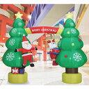 ビッグエアブローアーチ クリスマスツリー 1台ワクワク感が高まる大迫力のクリスマスアーチ。送料無料 エアーディスプレイ エアブロー エアーバルーン エアバルーン...
