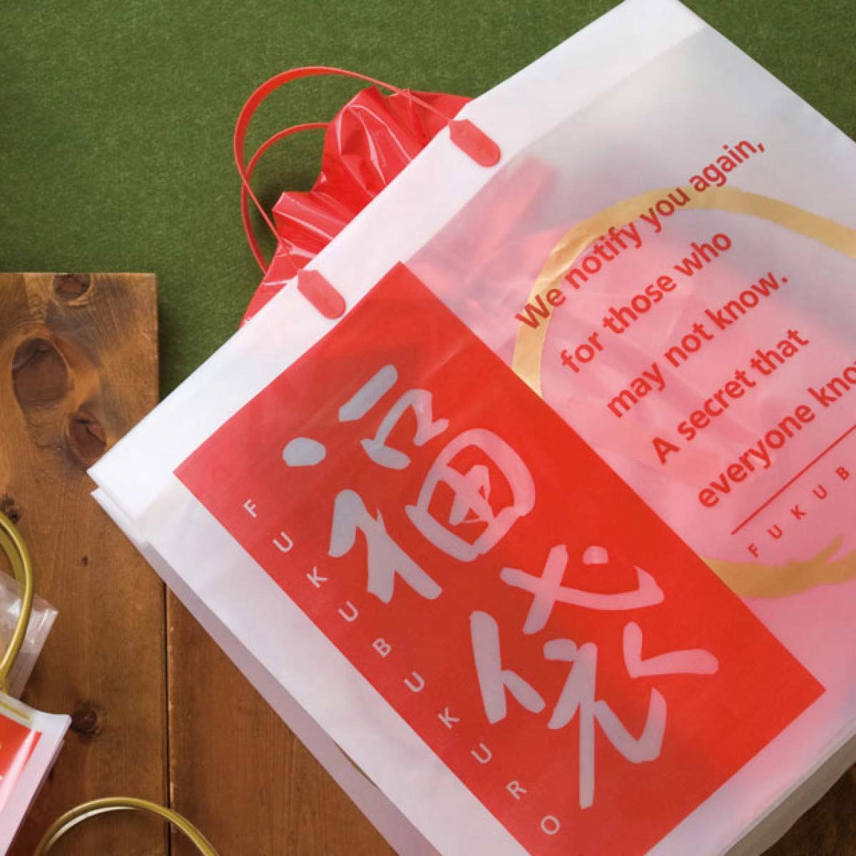 【10枚入り】福袋 フロストバッグ 58×20×48cm新春のお楽しみ！人気の福袋ラッピング ギフト 紙袋 手提げ 業務用 福袋 正月 セール store-express-10010935 ストア・エキスプレス 楽天市場店 サンプル画像3