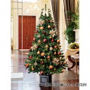 ラグジュアリークリスマスツリーセット 高さ180×幅100cm 1セット送料無料 ライト おしゃれ 北欧 led 電飾 高級