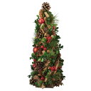 ナチュラルコーンクリスマスツリー 高さ43cm グリーン 1個送料無料 卓上 おしゃれ ミニ ミニツリー 小さい