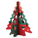 【簡単組み立て】ダンボールクリスマスツリー 高さ114cm 1台送料無料 おしゃれ コンパクト収納