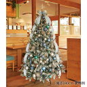 クリスマスツリーセット ブルー 高さ210cm 1セット送料無料 クリスマスツリー おしゃれ 北欧 led 電飾 高級