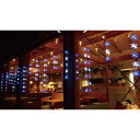 【5%OFFクーポン有り!マラソン期間中♪】【LED96球】アイスクルタイプ スター ホワイトブルー 1セット