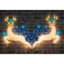 LEDモチーフ ハートトナカイ 1台送料無料 ライト 飾り 装飾 飾り付け led イルミネーション かわいい ディスプレイ イベント 電飾 キャラクター クリ...