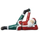 ヨガデコレーション 寝転び 1個送料無料 クリスマス 飾り 装飾 オブジェ 置物 クリスマス雑貨 雑貨 サンタクロース