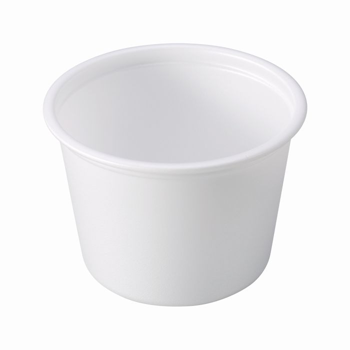 【100個入り】スープカップ（本体） 白みそ汁やスープなどに最適のスープ用カップです。本体とフタは別売りとなっております。テイクアウト・使い捨て容器 白 汁物 スープ 業務用