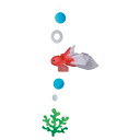 【10%OFFクーポン有り!6月5日限り】【2本入り】金魚ハンギングセット送料無料 飾り 飾り付け 装飾 夏祭り 雑貨 パーティ 夏 オーナメント
