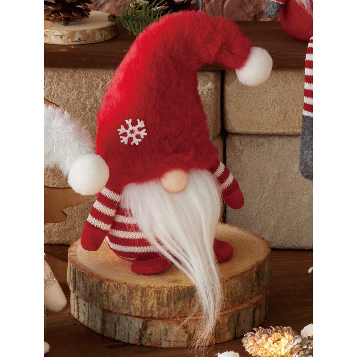 【10%OFFクーポン(計5千円以上)11月10日限り】ノルディックサンタ ファーレッド 1個送料無料 クリスマス 飾り 装飾 オブジェ 置物 クリスマス雑貨 雑貨 サンタクロースのサムネイル