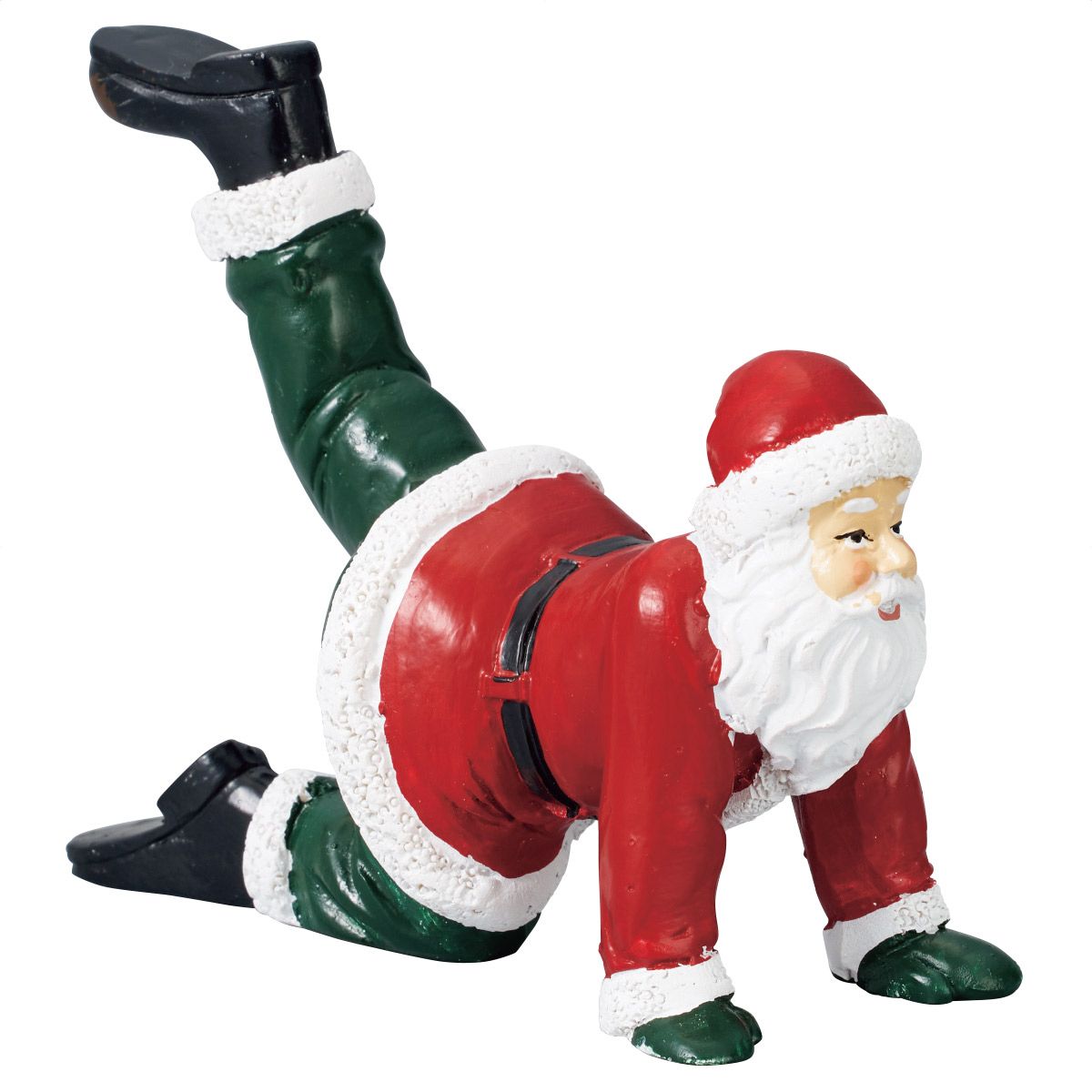 【5%OFFクーポン有り！ブラックフライデー期間中♪】ヨガデコレーション トラのポーズ 1個送料無料 クリスマス 飾り 装飾 オブジェ 置物 クリスマス雑貨 雑貨 サンタクロース