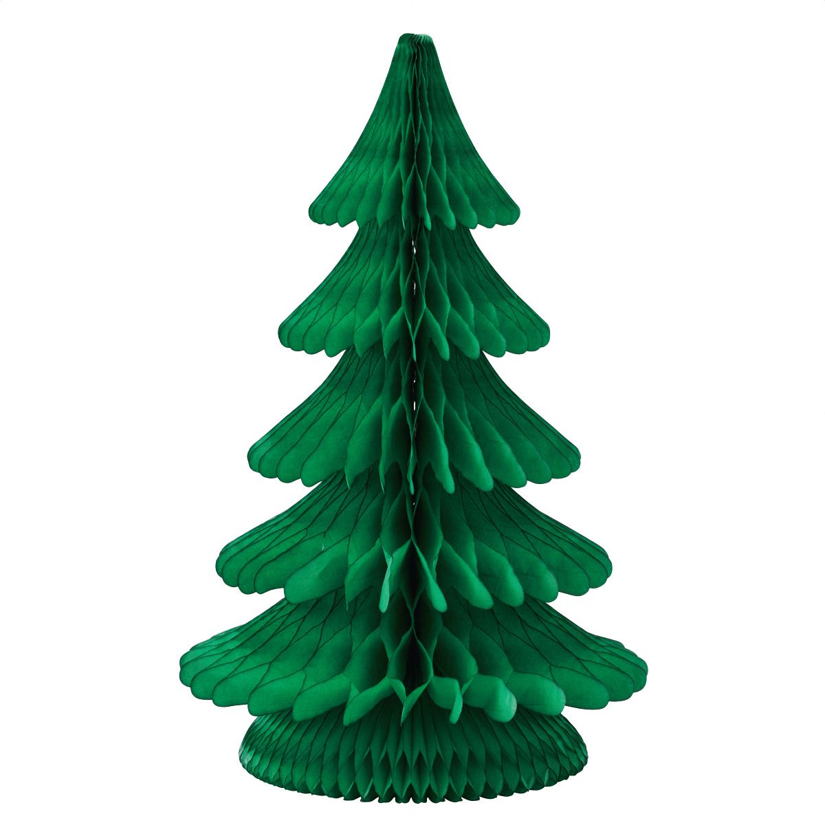 【5%OFFクーポン有り！ブラックフライデー期間中♪】クリスマスツリー ペーパーハニカム 高さ40cm 大 1個送料無料 飾り 装飾 吊り下げ クリスマスボックス