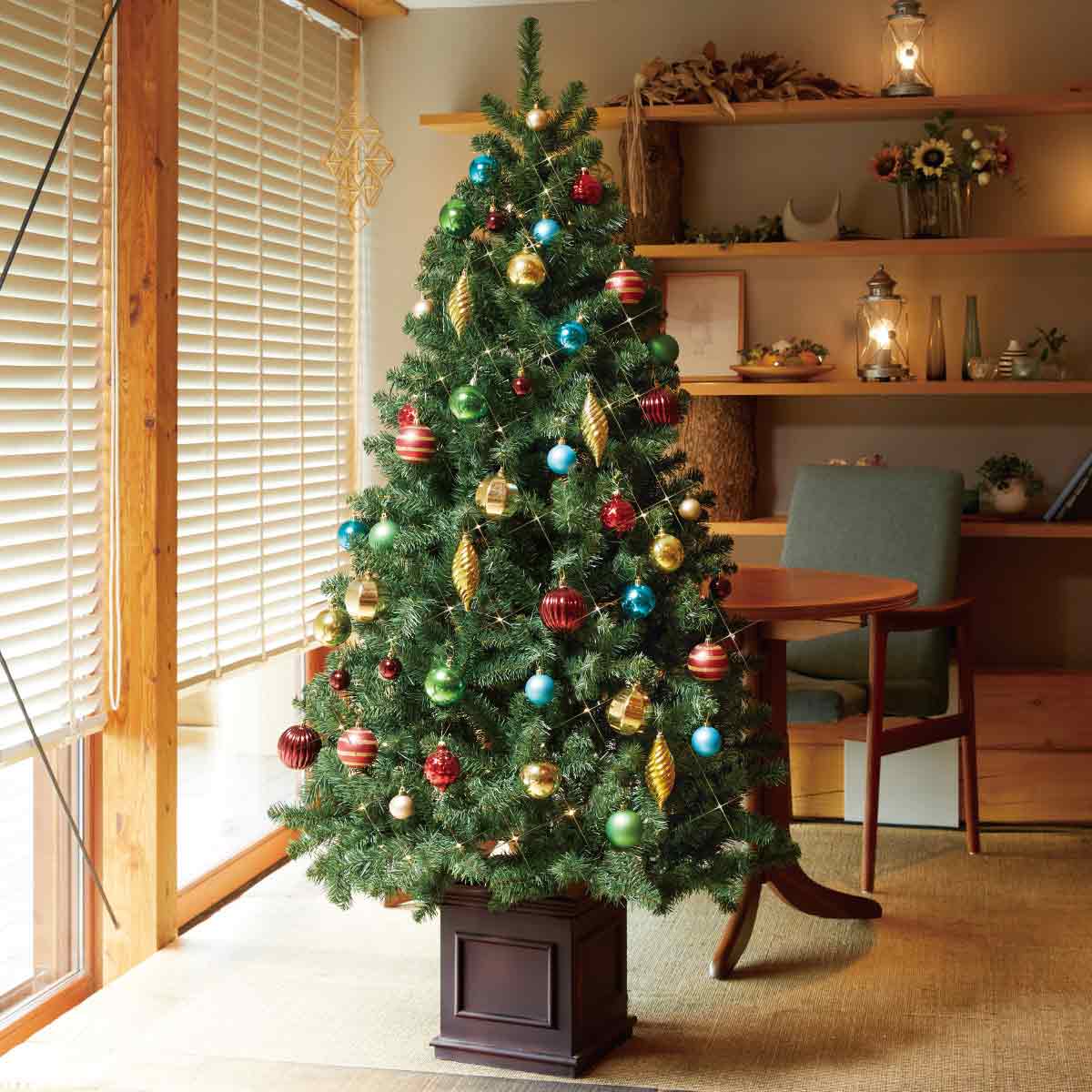 ���åɥݥåȥ��ꥹ�ޥ��ĥ꡼���å� ����ե� �⤵180cm 1���å�ͷ�ӿ��Τ��륫��ե�ʥ����ʥ����դ��ĥ꡼�����Ȥ�ɤ�ε��������ݥåפʥۥ�ǡ��ࡼ�ɤ�...