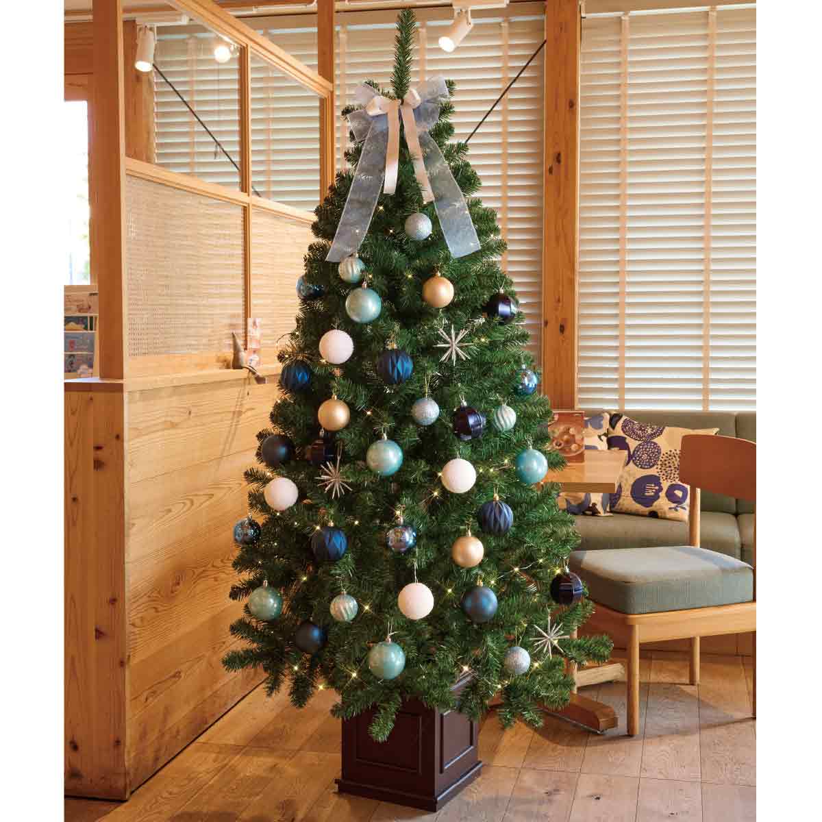 ���åɥݥåȥ��ꥹ�ޥ��ĥ꡼���å� �������֥롼 �⤵180cm 1���å��֤䤫�ʥ������֥롼���������줿�ߤζ��֤��С��������ۤȤ������ݤ�Ϳ���ޤ�������̵��...