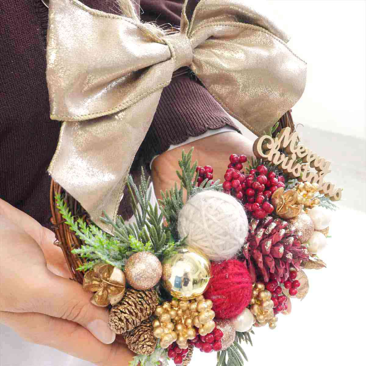 ��ľ��23cm�ۥ�ܥ󥯥ꥹ�ޥ��꡼�� ������ɥ�ܥ� 1�ĥ�ܥ󤬥��塼�Ȥʥǥ��졼�����꡼���Ǥ�����꡼���ꥹ�ޥ��Υ��åɥץ졼���դ��Ǥ�������̵�� ���� ������� �� �� ���� ����