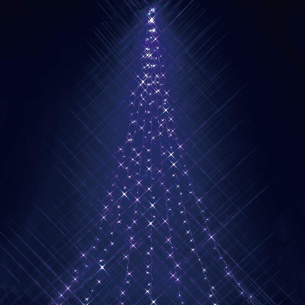 【5%OFFクーポン有り！ブラックフライデー期間中♪】【350球】LEDファンクションドレ-プライト ホワイトブルー 1セット送料無料 イルミネーション ライト 家 屋外 装飾 ストリングライト 玄関 電飾 飾り クリスマス