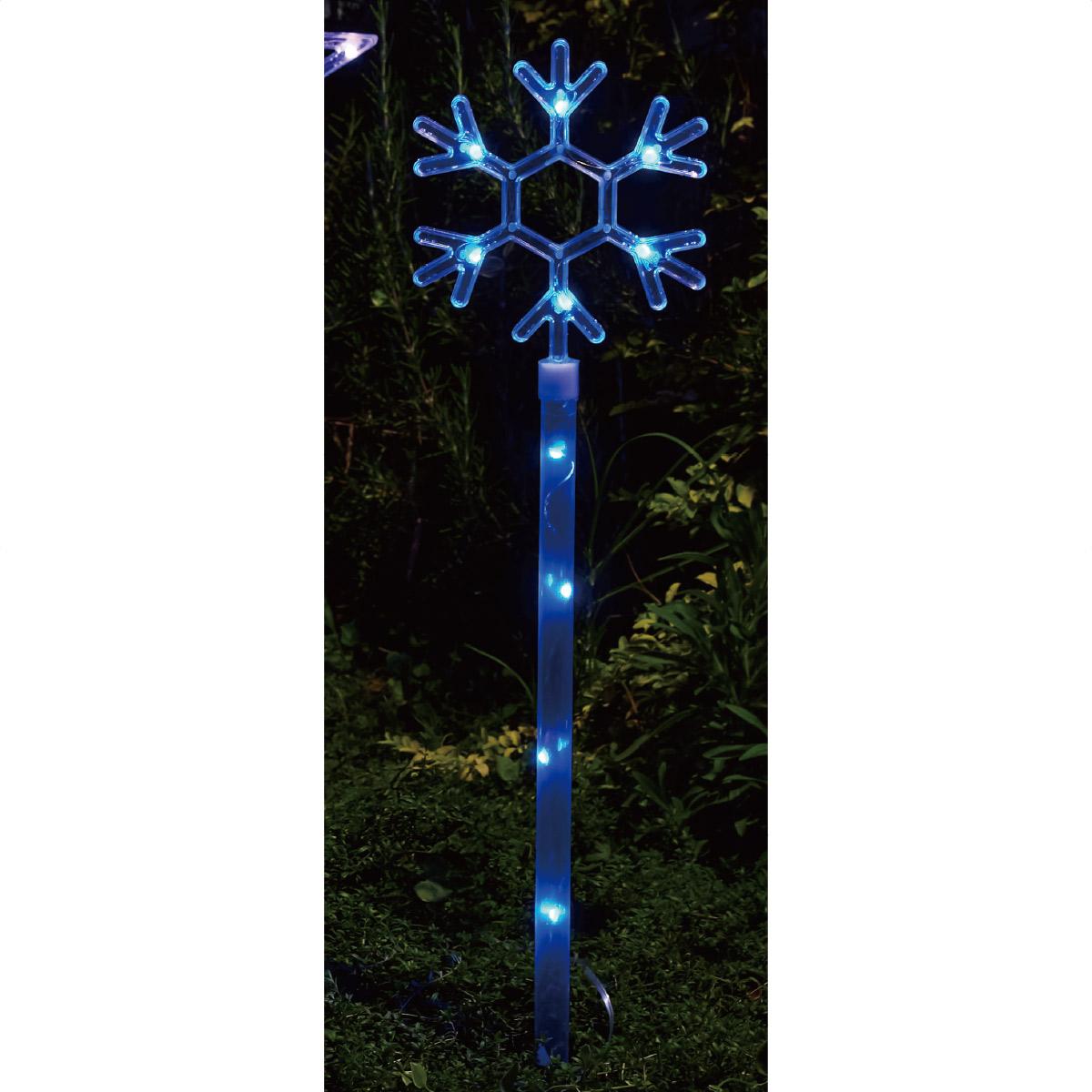 【5%OFFクーポン有り！ブラックフライデー期間中♪】APPガーデンLEDスティック スノー 1セット送料無料 イルミネーション ライト 家 屋外 装飾 星 玄関 電飾 飾り クリスマス