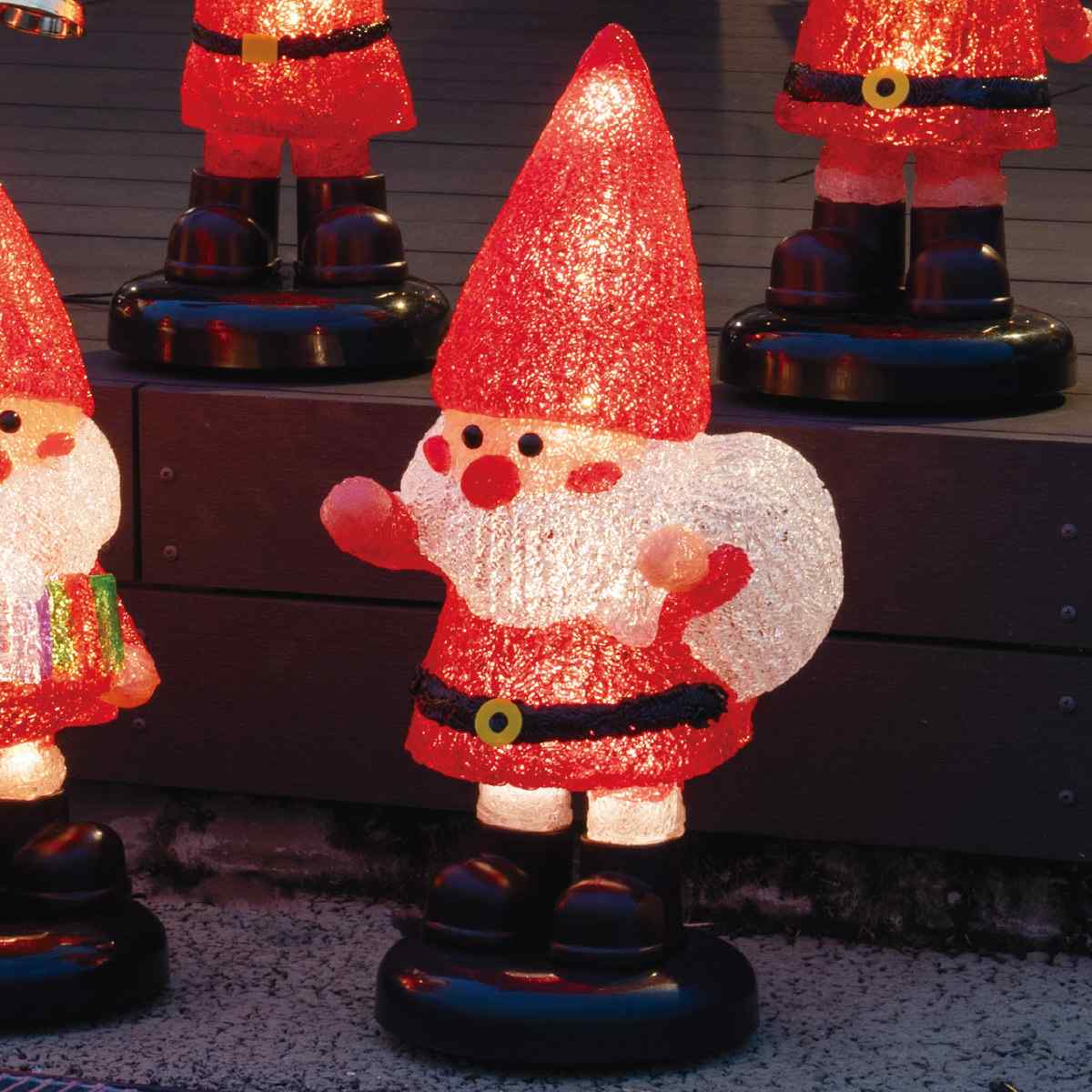 【5%OFFクーポン有り！ブラックフライデー期間中♪】LEDモチーフ サンタの森 プレゼント 1台送料無料 ライト 飾り 装飾 飾り付け led イルミネーション かわいい ディスプレイ イベント 電飾 キャラクター クリスマス