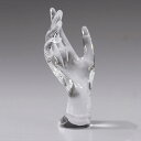 【5%OFFクーポン有り!10月10日(金)まで】アクリルハンド クリア 1個スタンド アクセサリー ディスプレイ 指輪 リング 撮影 マネキン ハンドトルソー 収納