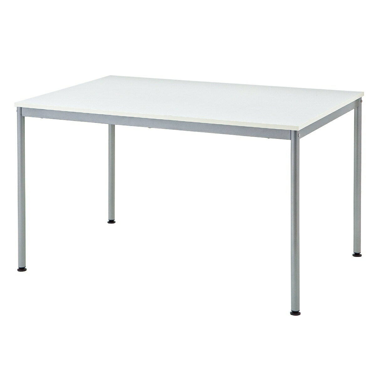 【5%OFFクーポン有り！14日10時〜16日】ミーティングテーブル W120×D80cm ホワイト 1台ミーティングテ..