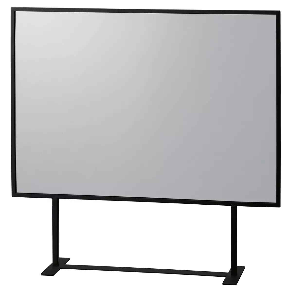 スチール製大型ポップスタンド B3(両面仕様) ブラック 1台上からポップを差し込むだけの簡単仕様。高さがあるため手前に商品を陳列してもポップが隠れにくいです。ポスタースタンド ポップスタンド ポップ立て 卓上 広告 チラシ