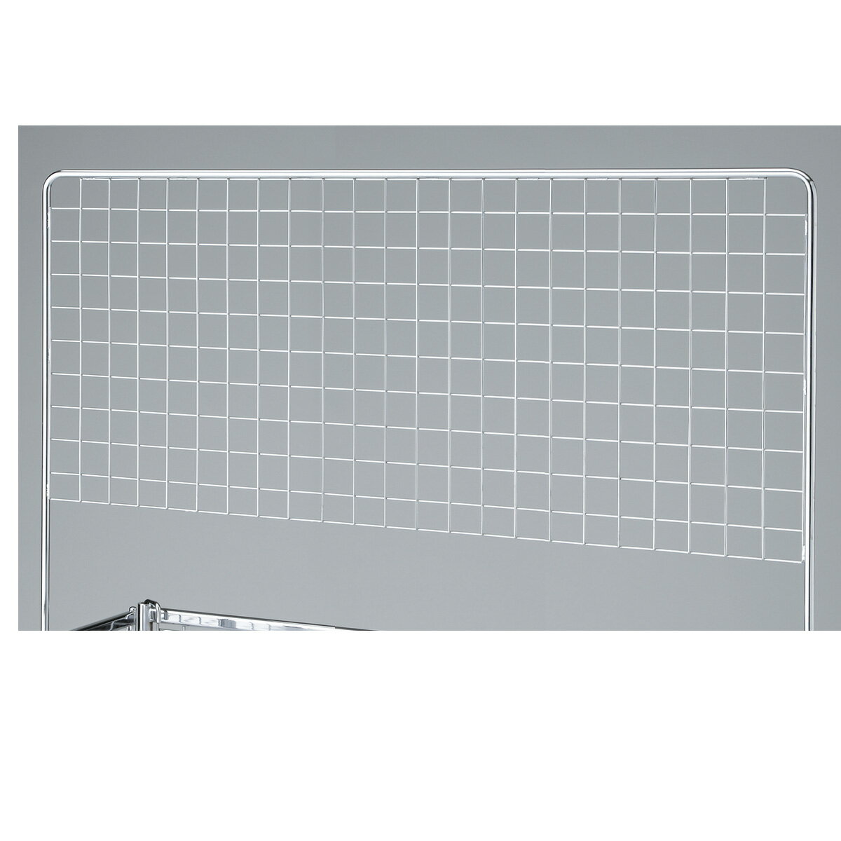中折れワゴン用フラットネット W120cm用 1枚中折れワゴン用ネットです。お客様の目線に合わせて商品を陳列できます。陳列台 店舗用 陳列ワゴン ワゴン キャスター 折りたたみ 業務用 販売台