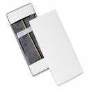 【10枚入り】ギフトケース 白 10.2×25.7×1.8cm 用途例:ソックス組み立てが簡単だから、包装に手間が掛かりません。ラッピング ギフトボックス 箱 ...