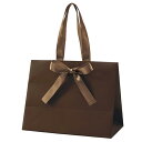 【5%OFFクーポン有り!11月1日限り】【100枚入り】手提げ紙袋 ノブレス ブラウン M 23×12×18cm紙袋 袋 おしゃれ 業務用 手提げ ラッピング ギフト