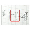【10本入り】アクセサリー用ネットフック(直径3mm) L10cmアクセサリーなどに適したクロームメッキ仕上げの細いネットフックです。陳列用 フック 吊り下げ ...