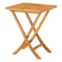 フォールディングテーブル 1台お庭やテラスなど、屋外でのんびり過ごしたり、友達やご家族でお食事したりするときにぴったりな天然木のガーデンファニチャーです。ガーデンテーブルセット 屋外 テラス バルコニー 庭 木製