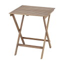 アカシア 折りたたみテーブル W60cm 1台美しい木目のアカシア材をオイル仕上げによって深みのある風合いに。折りたたむこともできるので限られたスペースで使う際にも便利です。ガーデンテーブル 木製 おしゃれ 屋外 バルコニー ベランダ セット