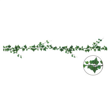 ミニリーフガーランド イングリッシュアイビー 3本セット葉が小さいコンパクトタイプ。葉が前向きなので、ウエルカムボードや壁に貼ることもできます。【フェイクグリーン・人工観葉植物・人工樹木】おしゃれ 壁掛け 吊り下げ