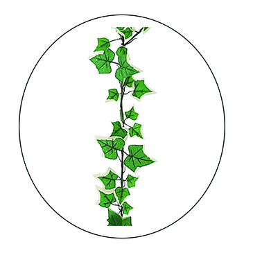 ミニリーフガーランド オランダアイビー 3本セット葉が小さいコンパクトタイプ。葉が前向きなので、ウエルカムボードや壁に貼ることもできます。【フェイクグリーン・人工観葉植物・人工樹木】おしゃれ 壁掛け 吊り下げ