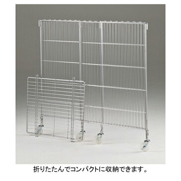 ワイヤーワゴン クローム W60×D35cm クロームメッキ 1台ここでしか買えない!ストア・エキスプレスオリジナル商品 商品のボリュームに応じてカゴの深さを調節できます。業務用 ワゴン キャスター付き ネット テイクアウト 陳列 折りたたみ