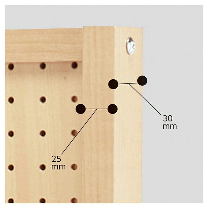 両面有孔ボードラック W45×H150cm シナここでしか買えない！ストア・エキスプレスオリジナル商品ナチュラルな雰囲気の両面什器。パネルは2枚合わせなので表裏どちらにも商品を飾れます。有孔ボード 収納 ペグボード ディスプレイ パンチングボード