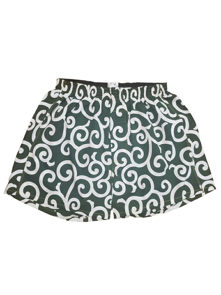 トランクス 日本製 和柄 メンズ 送料無料 下着 パンツ Leトランクス バレンタイン ギフト 誕生日 プレゼント 唐草柄 緑色 綿100% 前開き格安通販　バレンタイン　人気　ランキング