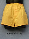 トランクス メンズ 日本製 下着 パンツ Leトランクス 父の日 ギフト 誕生日 風水カラー 黄色 大きいサイズ 5L 6L 田原本トランクス 綿100% 前開...