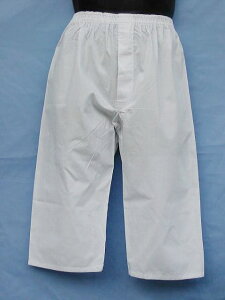 白のステテコ 日本製 メンズ 下着 ルームウェア 部屋着 ハーフパンツ バレンタイン ギフト 誕生日 プレゼント 綿100% 前開き M L