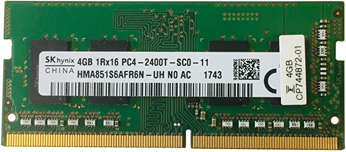 メモリ SK Hynix HMA851S6AFR6N DDR4 2400T PC4-19200U 4GB 260ピン So-Dimm ノートパソコンメモリ 中古メモリ