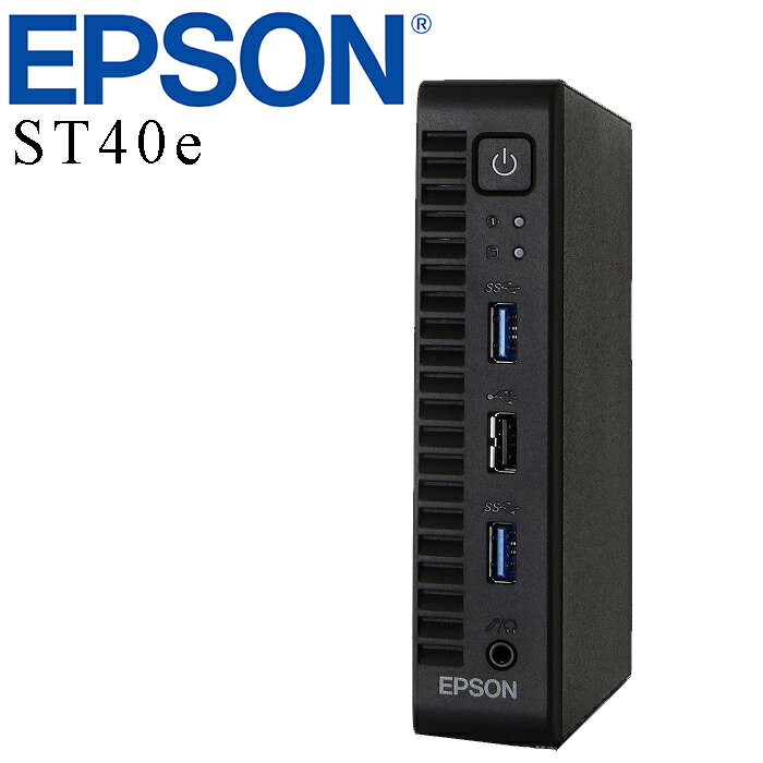 EPSON Endeavor ST40E 第七世代 Core i3-7100u 4GBメモリ SSD256GB MSOFFICE365搭載 Windows11 Pro 23H2 11ac 無線WIFI Bluetooth内蔵 USB3.0 ウルトラコンパクトPC 極小サイズ 出力端子：HDMI VGA 中古デスクトップPC 中古パソコン ミニーPC