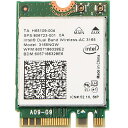 Intel 3165 3165NGW 3165AC デュアルバンド ワイヤレス AC + Bluetooth4.0 Mini NGFF WiFiカード 802.11AC 3165 ワイヤレス 中古品 LANカード WIFIカード