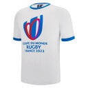 RWC 2023 FRANCE Tシャツ ラグビーワールドカップ 2023フランス大会 オフィシャル記念 Tシャツ 素材：綿60%　ポリエステル40% 中国製