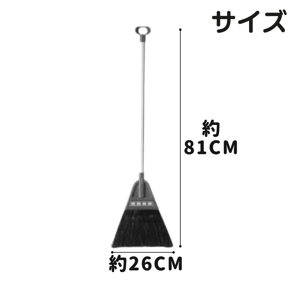 チリトーレホーキ ほうき｜ホウキ ホーキ チリトリ 塵取り スペア 屋外 屋内 おしゃれ オシャレ シンプル 掃除 お掃除 掃き 掃除用品 清掃 清掃用品 座敷 ほこり 砂ぼこり ゴミ ごみ 穂 玄関 道路 落ち葉 タイル ベランダ 庭 外 スリム 隙間 すき間 軽量 グレー