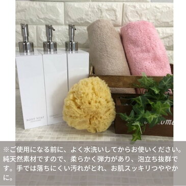 天然海綿スポンジ システィーナ ボディー海綿 | 天然海綿 高品質スポンジ ボディスポンジ ボディタオル ボディウォッシュタオル 浴用タオル 泡立ち 体洗い 柔らかい やわらかめ 高級 アトピー 低刺激