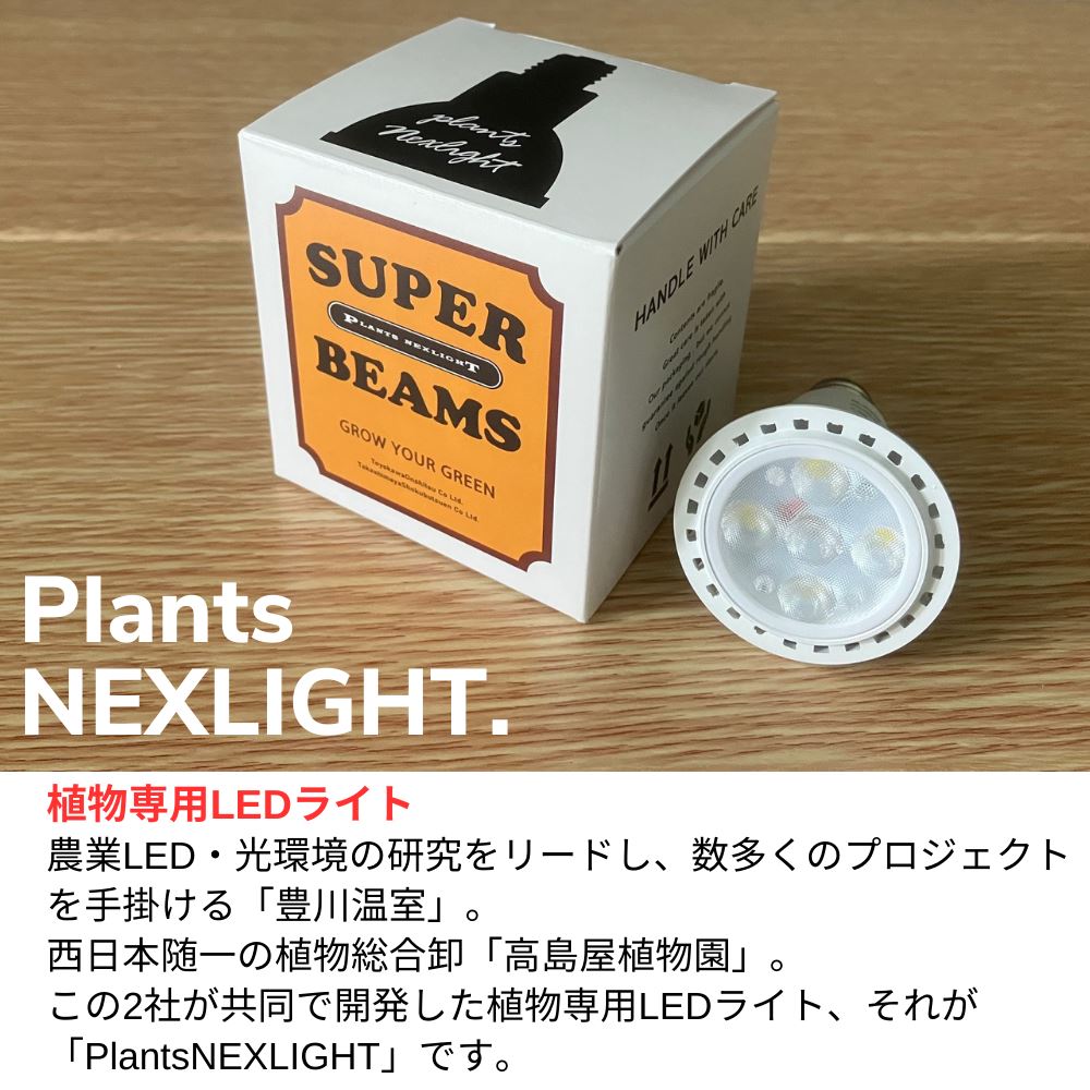 【植物の事だけを考えたライト】 植物専用 LEDライト PLANTS NEXLIGHT | 観葉植物 育成ライト 植物育成ライト LED 室内ライト 新商品 ライト 省エネ 育成 生育 E17 口金 プランツネクスライト ネクスライト PLANTS NEXLIGHT PAR16 植物専用LEDライト 園芸 ガーデニング 2