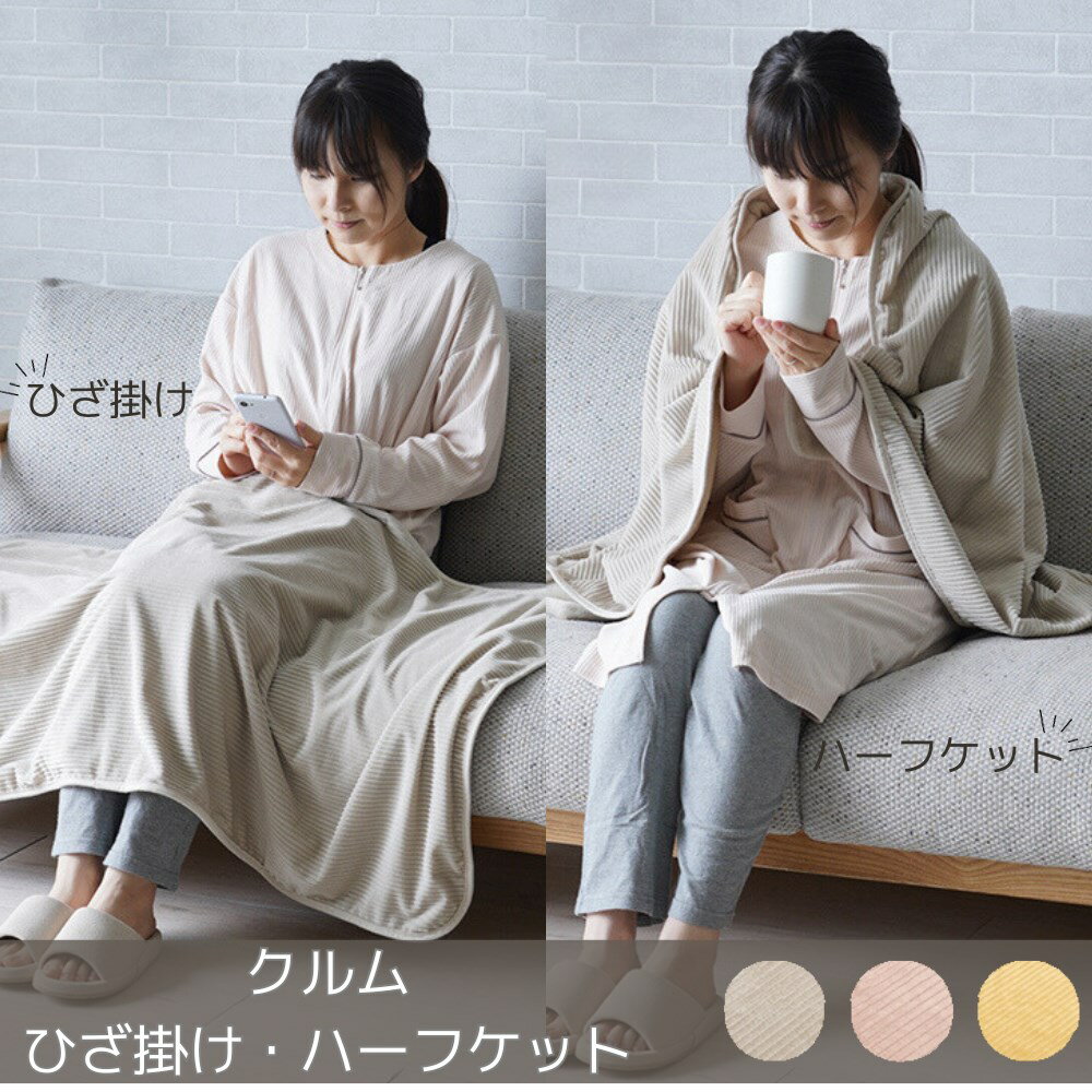 【メーカー直送品】 ひざ掛け ハーフケット タオルケット ブランケット 薄掛け 2パターン | 膝掛け 掛..